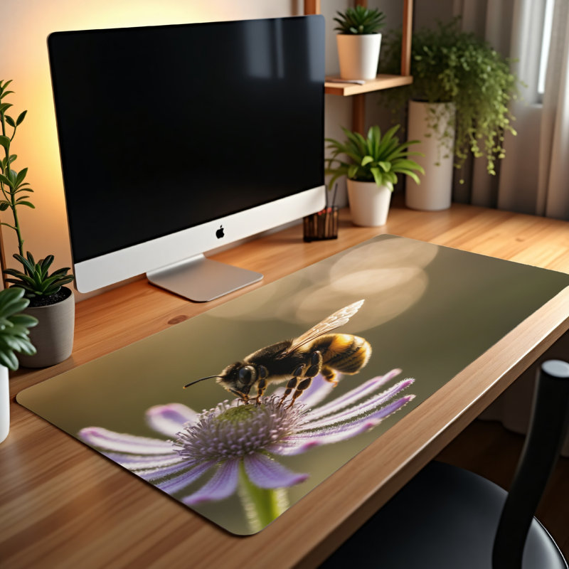 Polyester Desk Pad, 31.5x15.5