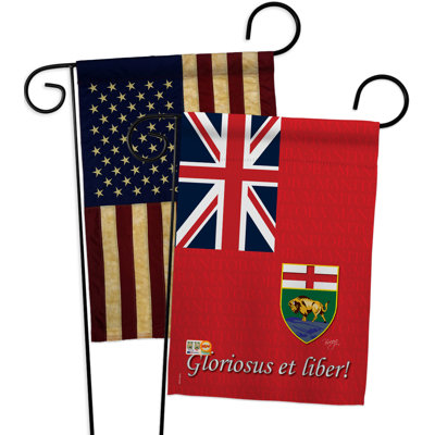 Double Sided 18.5'' H x 13'' W Polyester Garden Flag