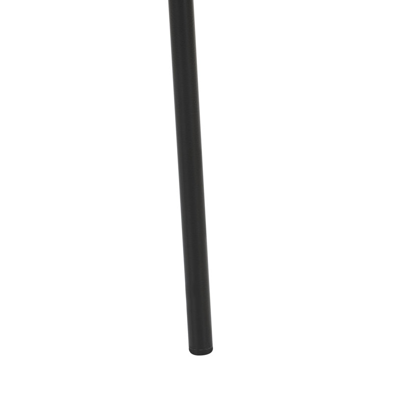 Glasscock Upholstered Counter Stool with Metal Frame, Grey