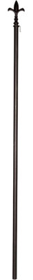 Mât fixé au mur