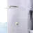 Wall Mounted Shower Faucet In Brushed Nickel Design - Brass, Valve Included With Glitter