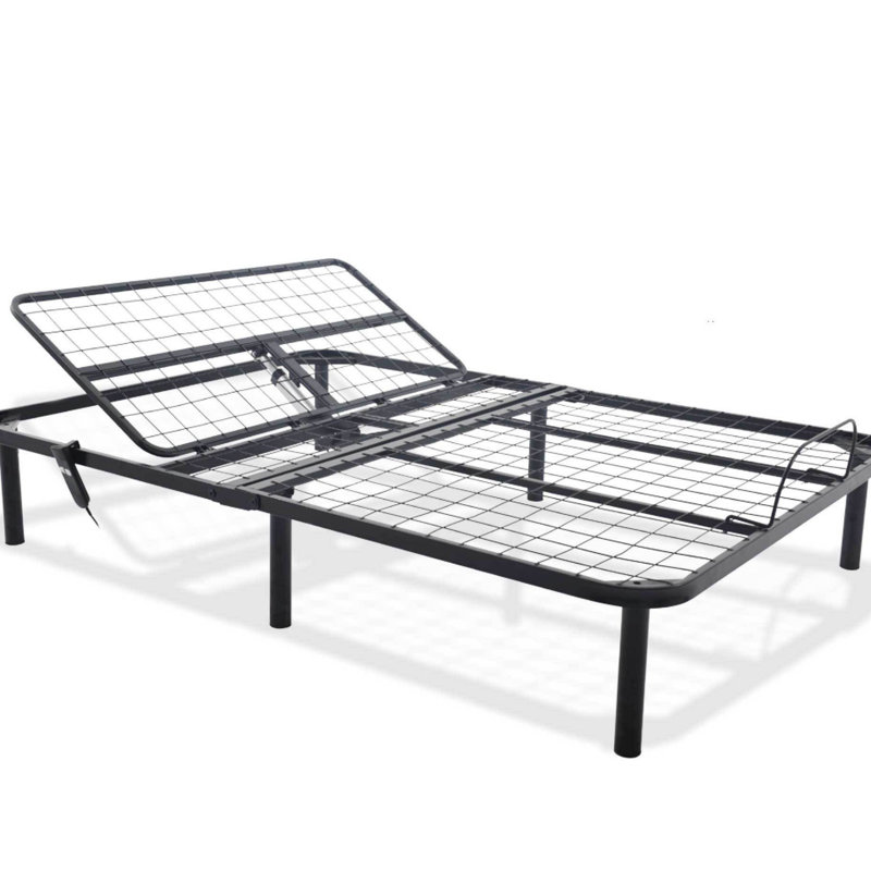 Black Head Up Only Twin Adjustable Bed Base