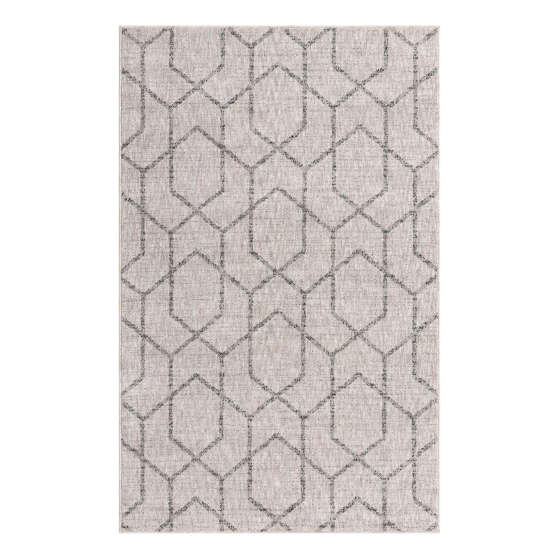 Breze Geometric Indoor Rug, Rectangle 4' x 6'
