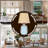 Kokenos Ceramic and Rattan Table Lamp with Scallop Shade-2036397904