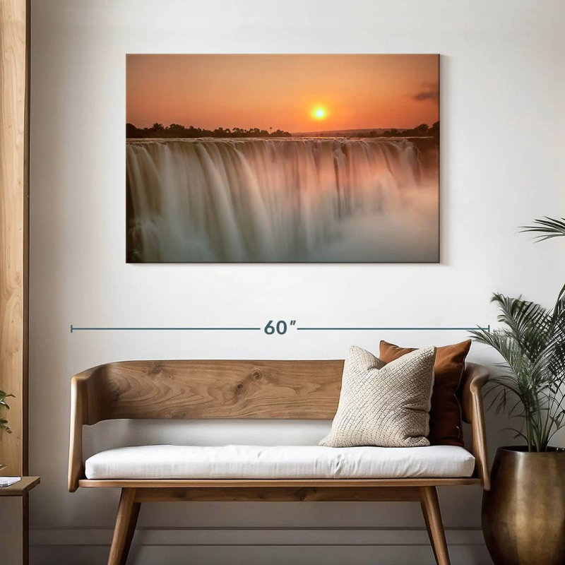 Alvord, coucher de soleil et chutes Victoria