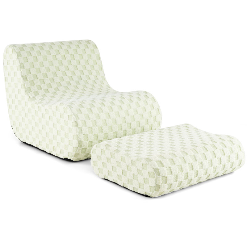 Upholstered Accent Chair, Green