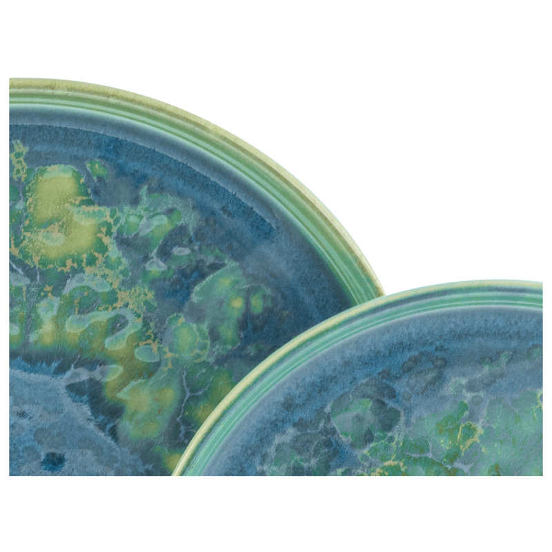 Yuki Piece Stoneware Dinnerware Set - Service for 2