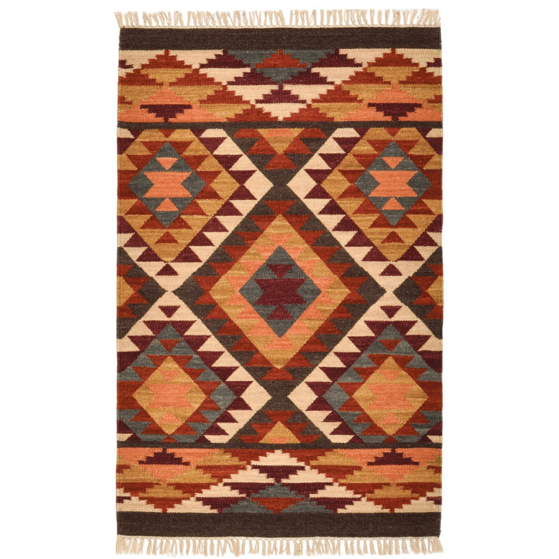 Keynot Striped Hand Woven Area Rug, Rectangle 120 x 180cm