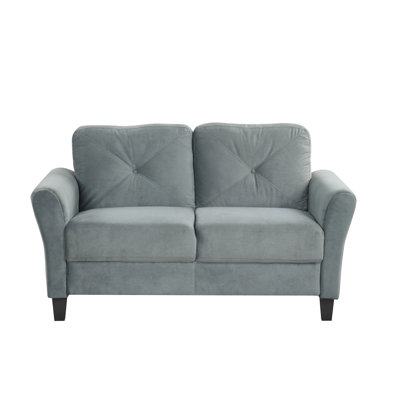 Confort - Siège à 2 places avec revêtement en velours gris, conception détachable intelligente et configuration modulaire polyvalente pour un bureau pratique