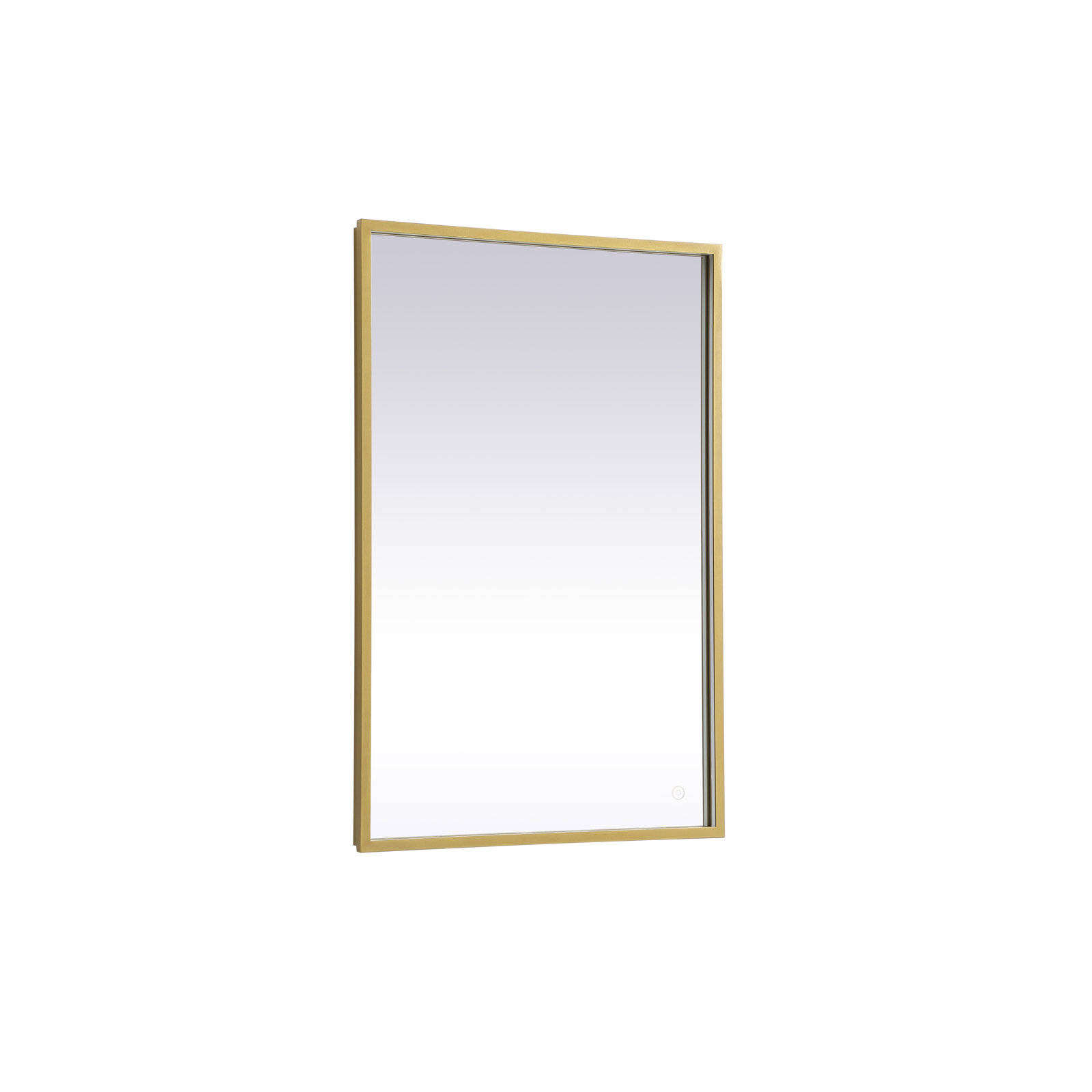 Piche Aluminum Mirror, Brass, 24" x 36"