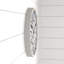 Horloge murale en bois blanc