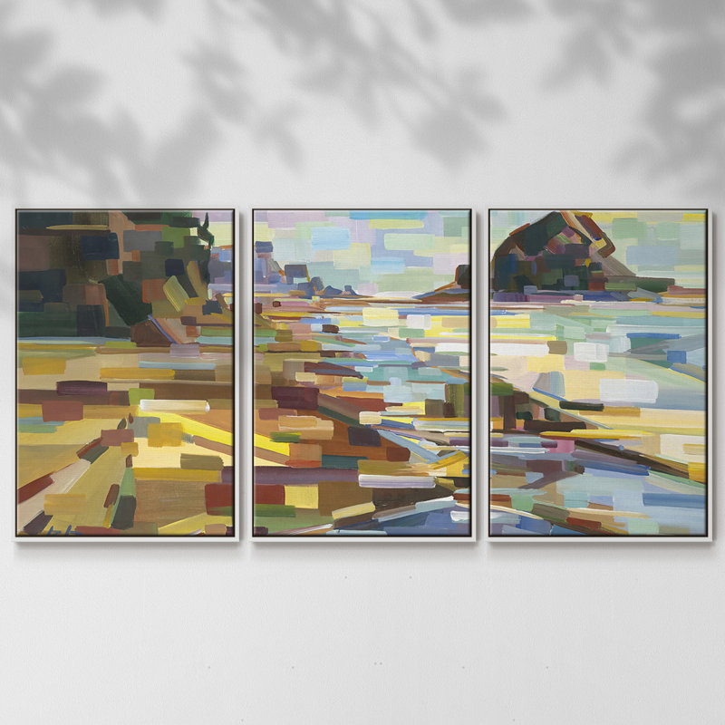 Best Coast 3 pièces, Blanc, H 36 po x l 75 po x P 2 po