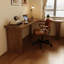 Bureau en bois massif en forme de L brun noisette-900281015-900281009