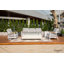 Ensemble de conversation pour 5 personnes avec coussins Sunbrella Santorini