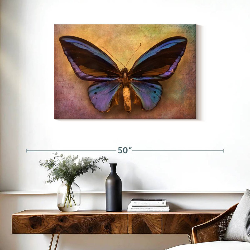 Original Butterfly, 24" H x 36" W