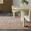 Kerin Oriental Machine Woven Polyester/Polypropylene Area Rug in Taupe/Cream-1163360109