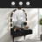 Floating Makeup Vanity Desk With Mirror & 3-Color Lights, Wall Dressing Table With Power Outlet, Compact Vanity, Large Storage-40413915
