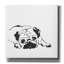 «Line Dog Pug II» par Chris Paschke, estampe numérique sur toile-430199603