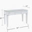 Bureau à miroir - Glam - Argent