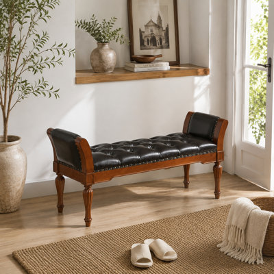 Banc touffeté avec coussin