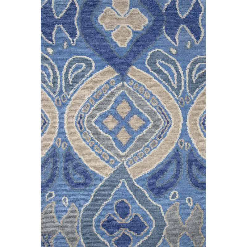 Bali Handmade Wool Geometric Area Rug, Rectangle 3' x 5'