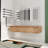 60''  Oak Wall Mounted Bathroom Cabinet