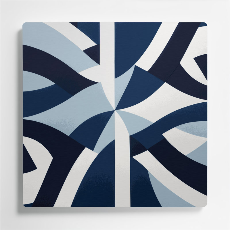 «Abstract Shapes» 11, art mural gris en métal