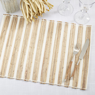 Rustic Weave Hyacinth Placemat (Set of 4)
