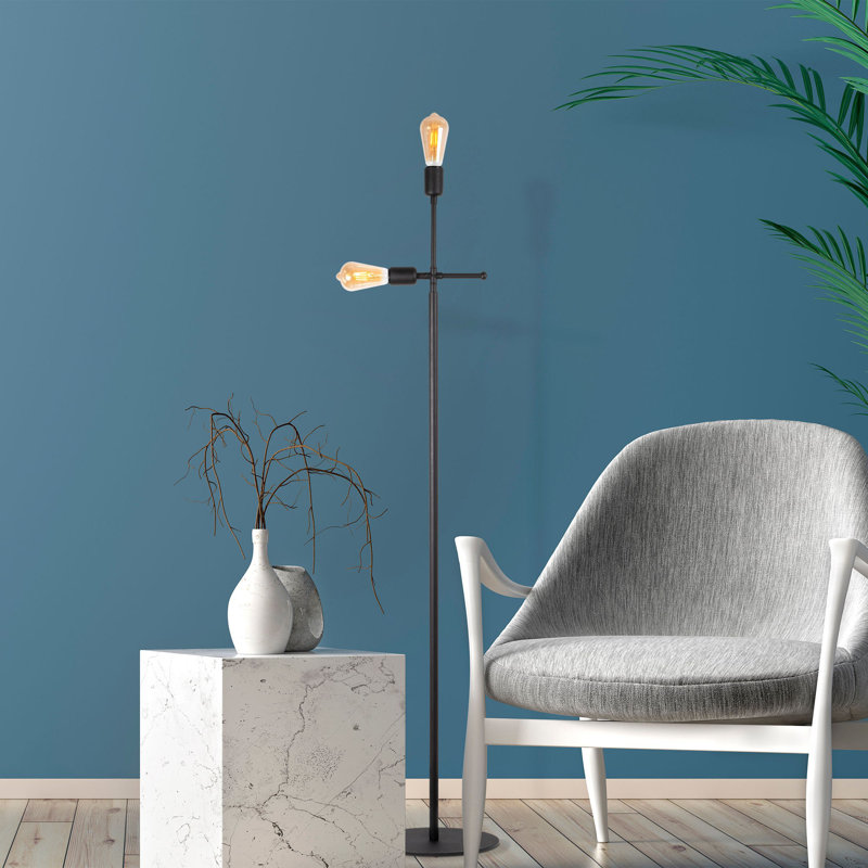 11.79'' Tree Floor Lamp, Black