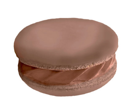 Aaziyah Large Macaroon Over Sized Statue, Brown