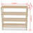 20 Pair Solid Wood Shoe Rack