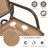 Cleamon Steel Outdoor Glider-2067988553