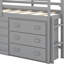 Lit mezzanine avec tiroirs et tablette-555018910
