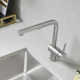 Linus Low Arc Pull-Out Dual-Spray Kitchen Faucet