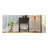 Narrow Console Table, Slim Sofa Table With Three Storage Drawers And Bottom Shelf (Black)-1174691374