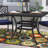 Square Dining Table, Dark Lava Bronze