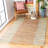 Rag Rug Flat Weave Cotton Striped Rug-562460499