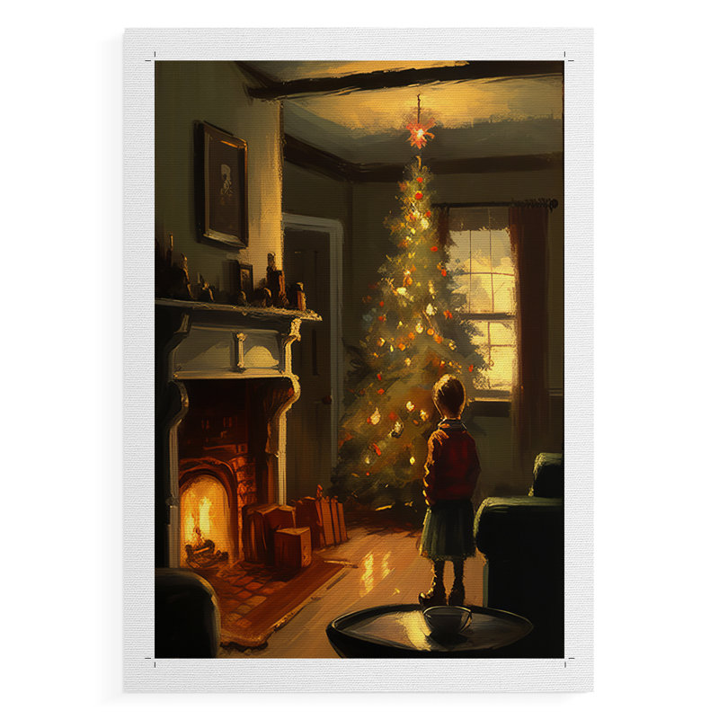 Fêtes de Noël, art DCXI - impression sur toile seulement - non encadrée, H 27 po x l 18 po