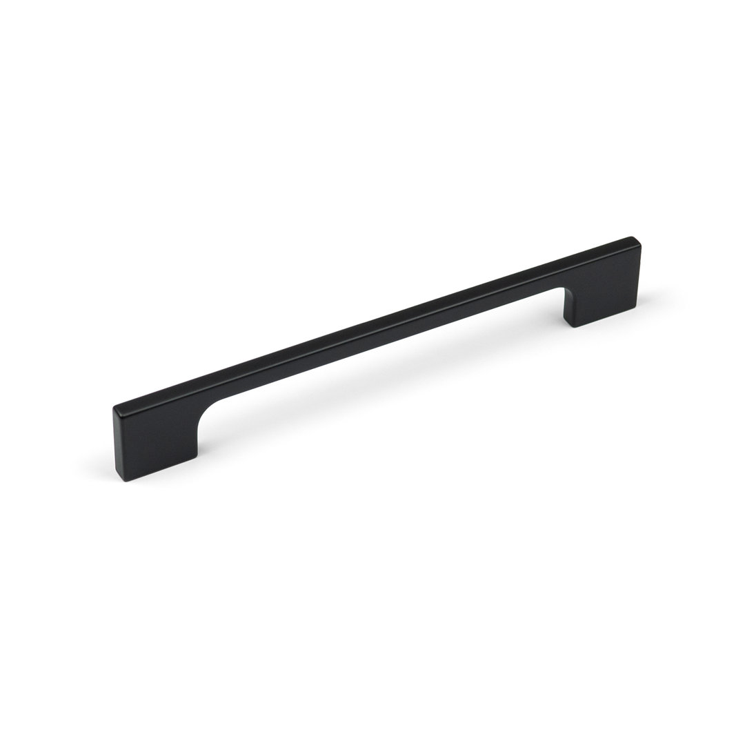 Handle & Home Black Matt Modern Slim Handles - 160Mm Handle - Image 3