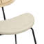 Chaise de salle à manger avec dossier en rotin Spade
