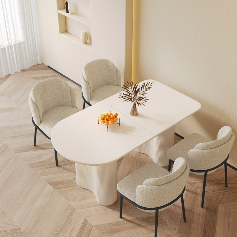 4-Person Dining Table and Chairs Set