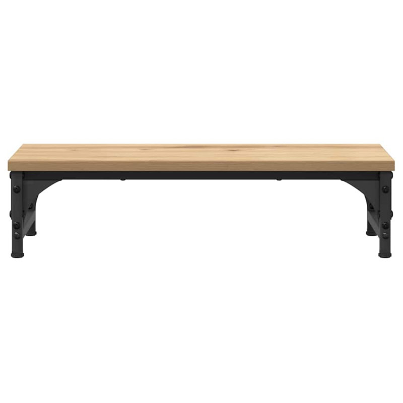 Manufactured Wood Monitor Stand, 14cm H x 55cm W x 23cm D, Artisan Oak