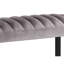Banc rembourré en velours Jadell