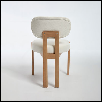 Wooden Dining Chairs Set Of 2, Modern Fabric Upholstered Dining Room Chair Kitchen Chairs, Farmhouse Dinner Chair For Kitchen Dining Room