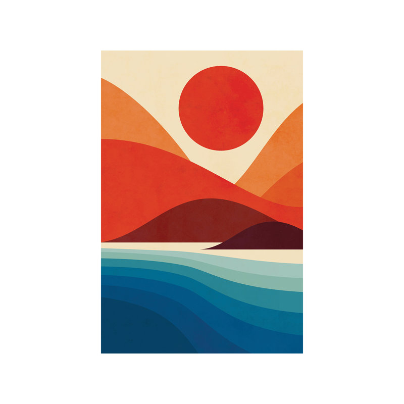 « seaside » par jay fleck-impression sur image, H 48 po x l 32 po x P 1,5 po, Toile tendue
