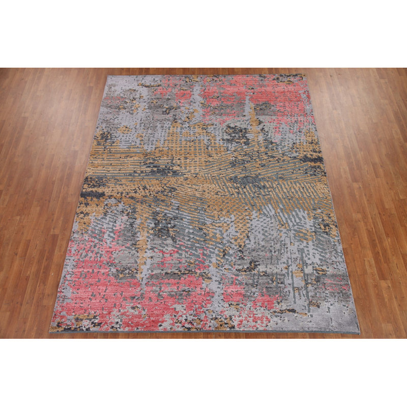 All-Over Abstract Oriental Area Rug 8x10