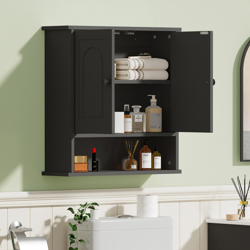 Bathroom Cabinet Wall Mounted, White Bathroom Wall Cabinets, Black