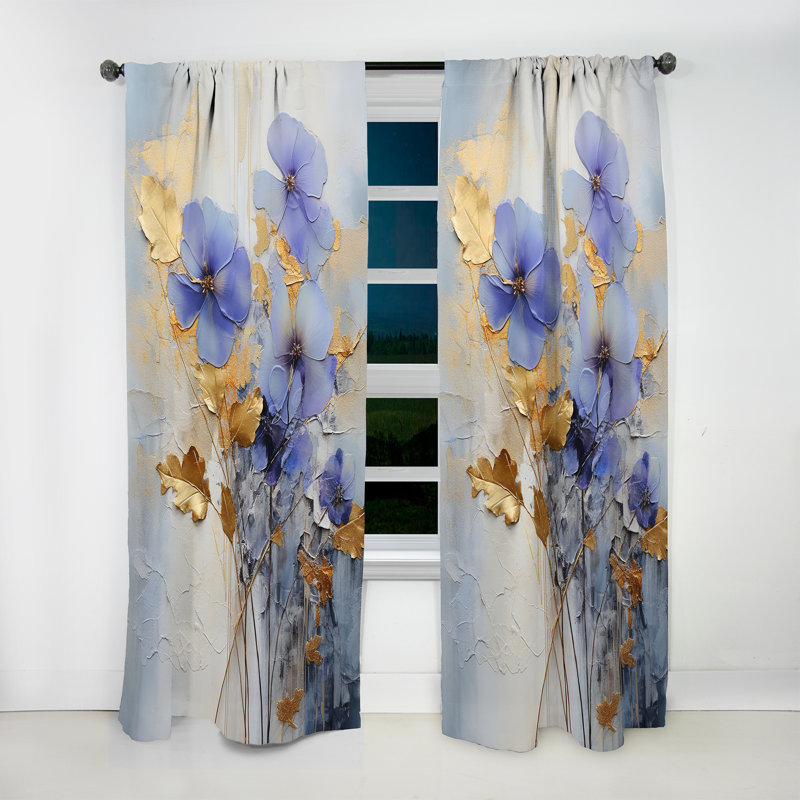 Rideau traditionnel - obscurcissant velours Powden, L 52 po x L 63 po
