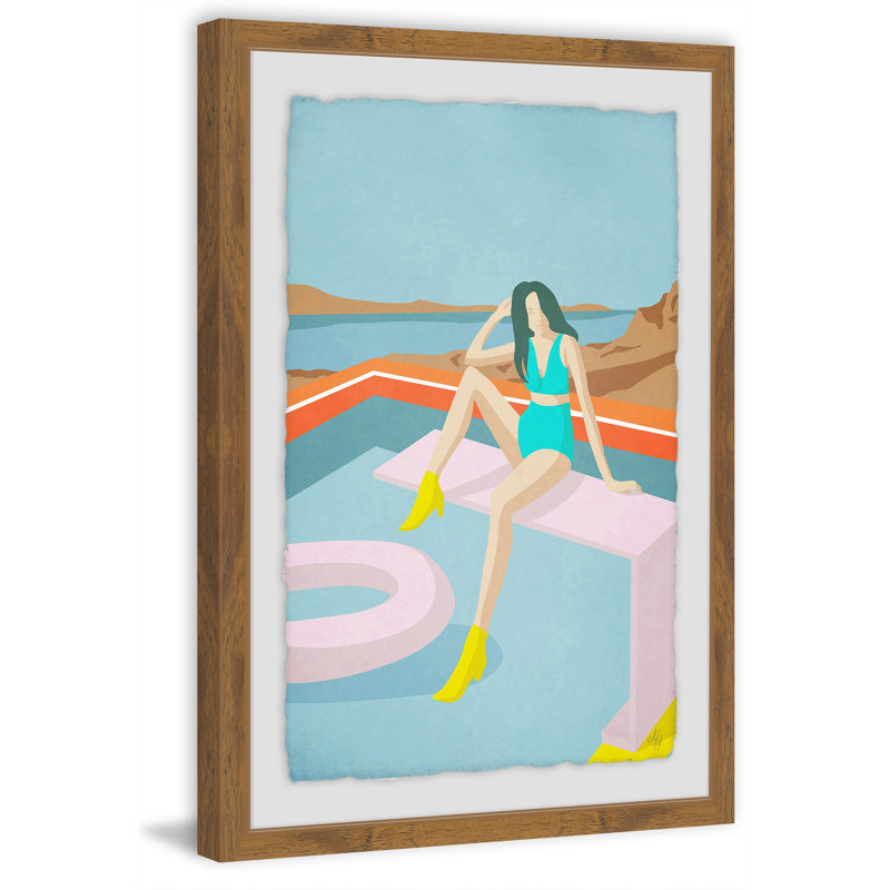 A Pop Of Colors - Single Picture Frame Print, 46 cm H x 30 cm W x 4 cm D
