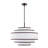 Aasim 24" 5-Light Dimmable Tiered Drum Chandelier-390782658